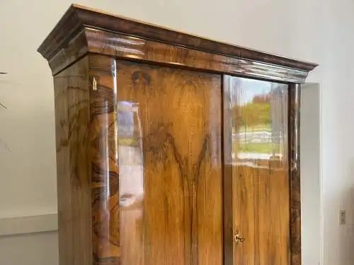 Sale Biedermeier Schrank Hallenschrank Nussholz Restauriert A4430