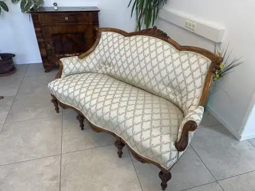 Restauriertes Gründerzeit Sofa Königssofa A4429