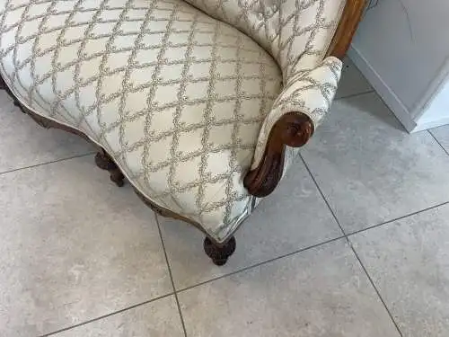 Restauriertes Gründerzeit Sofa Königssofa A4429