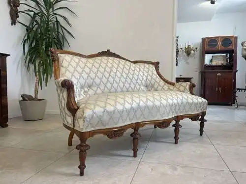 Restauriertes Gründerzeit Sofa Königssofa A4429