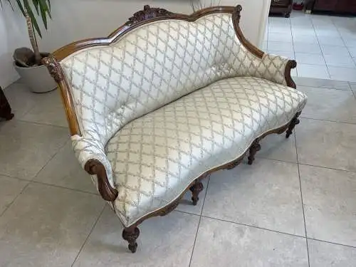 Restauriertes Gründerzeit Sofa Königssofa A4429