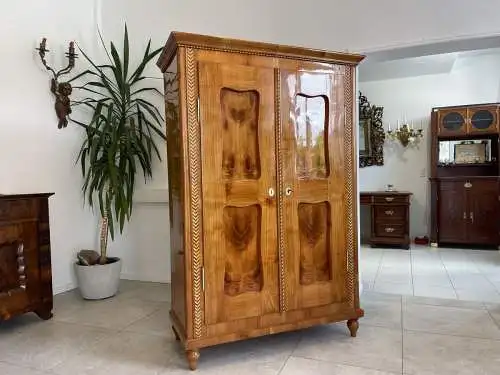 Sale Biedermeier Schrank Hallenschrank Kirschholz Restauriert A4421