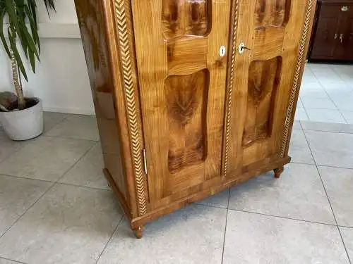 Sale Biedermeier Schrank Hallenschrank Kirschholz Restauriert A4421