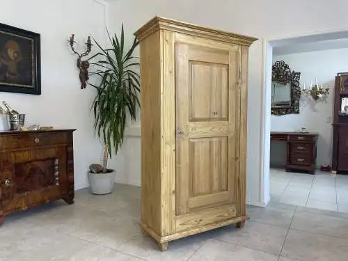 Biedermeier Bauernschrank Naturholzschrank A4402