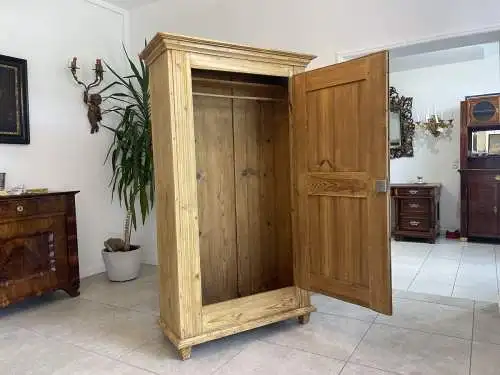 Biedermeier Bauernschrank Naturholzschrank A4402