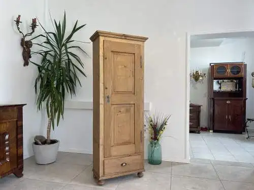 Biedermeier Bauernschrank Naturholzschrank A4399