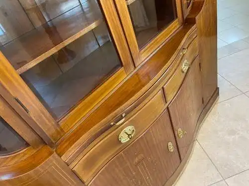 Sale Original Jugendstil Vitrine Bücherschrank B1123