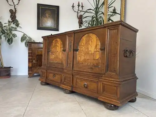 Sale Alte Biedermeier Truhe Bauerntruhe A4549