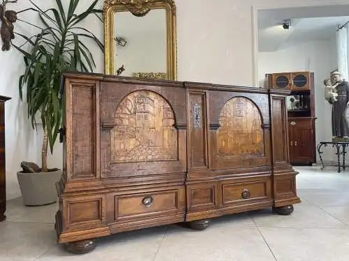 Sale Alte Biedermeier Truhe Bauerntruhe A4549