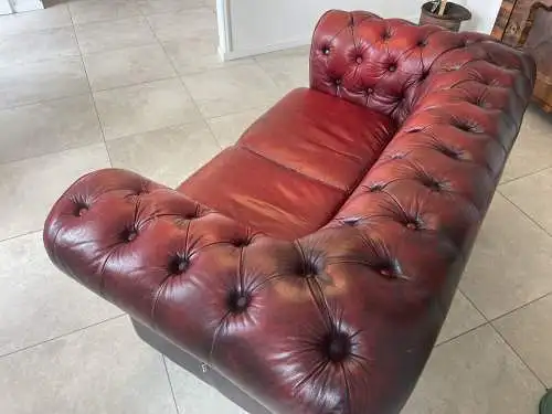 Cult Chesterfield 3er Sofa Couch Clubsofa A4556