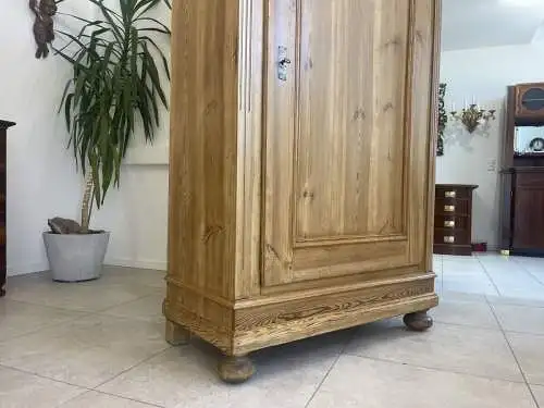 1 türiger Biedermeier Bauernschrank Naturholzschrank A4568