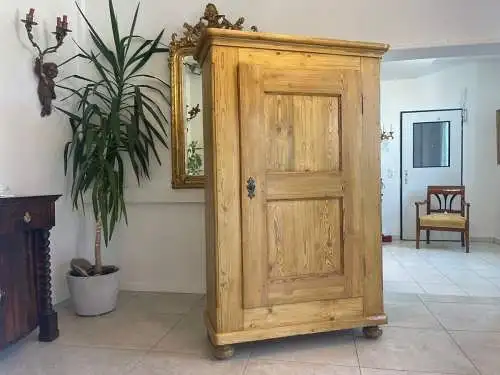 SALE Biedermeier Bauernschrank Naturholzschrank A4684