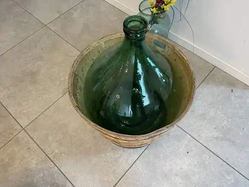 Alte Ballonflasche Weinballon, Gärballon, Ballonflasche A4715