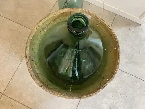 Alte Ballonflasche Weinballon, Gärballon, Ballonflasche A4715