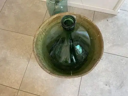 Alte Ballonflasche Weinballon, Gärballon, Ballonflasche A4715