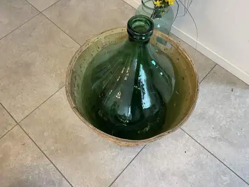 Alte Ballonflasche Weinballon, Gärballon, Ballonflasche A4715