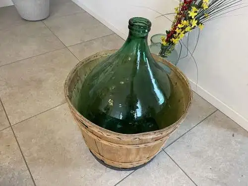 Alte Ballonflasche Weinballon, Gärballon, Ballonflasche A4715