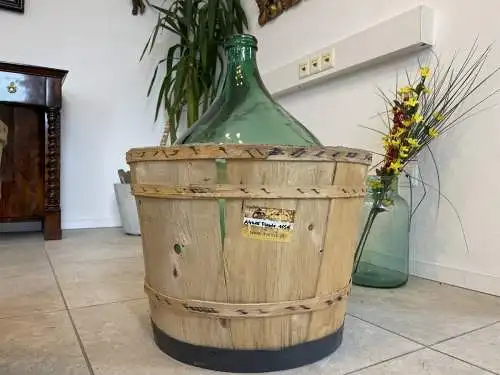 Alte Ballonflasche Weinballon, Gärballon, Ballonflasche A4715