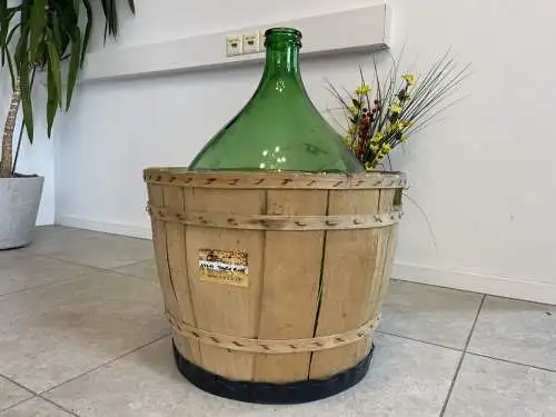 Alte Ballonflasche Weinballon, Gärballon, Ballonflasche A4717