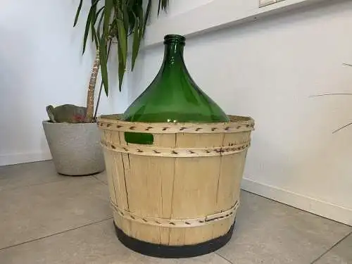 Alte Ballonflasche Weinballon, Gärballon, Ballonflasche A4737