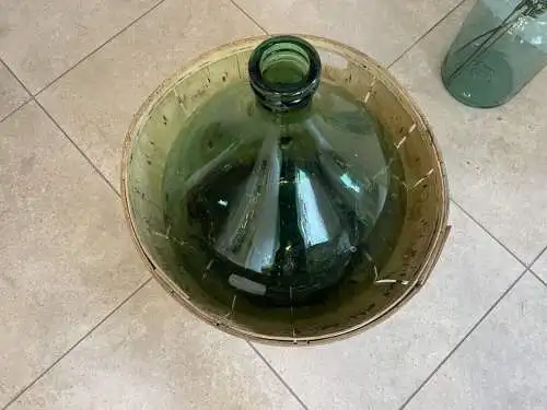 Alte Ballonflasche Weinballon, Gärballon, Ballonflasche A4718