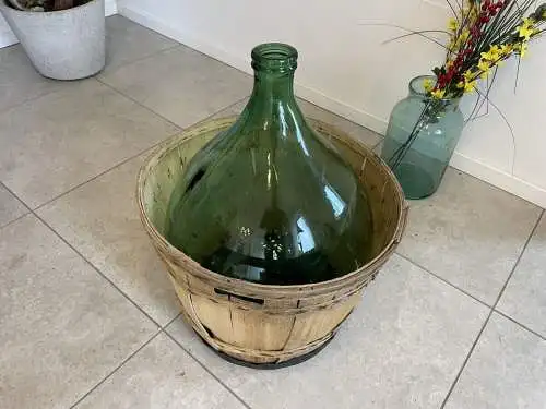 Alte Ballonflasche Weinballon, Gärballon, Ballonflasche A4718