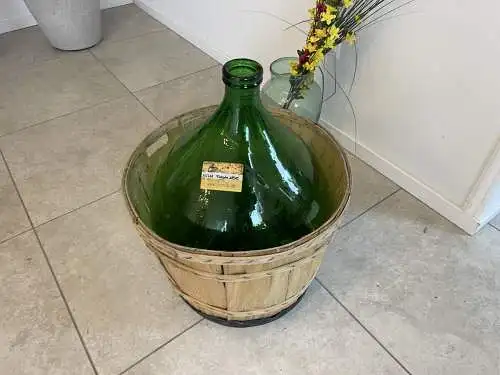 Alte Ballonflasche Weinballon, Gärballon, Ballonflasche A4711