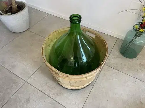 Alte Ballonflasche Weinballon, Gärballon, Ballonflasche A4720