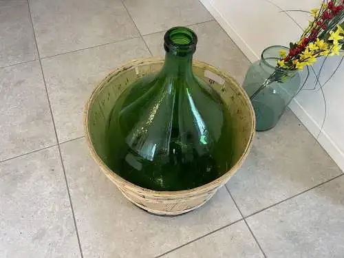 Alte Ballonflasche Weinballon, Gärballon, Ballonflasche A4713