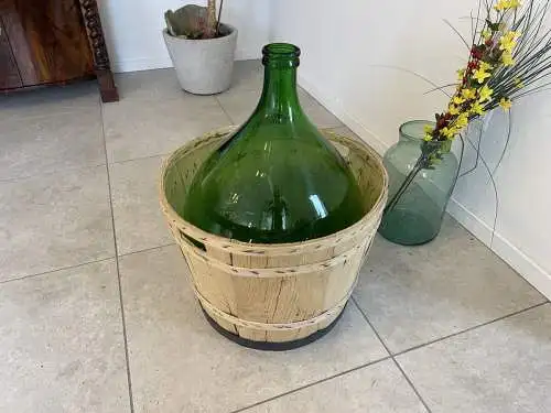 Alte Ballonflasche Weinballon, Gärballon, Ballonflasche A4713