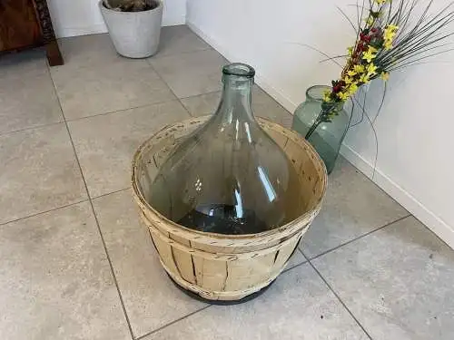 Alte Ballonflasche Weinballon, Gärballon, Ballonflasche A4714