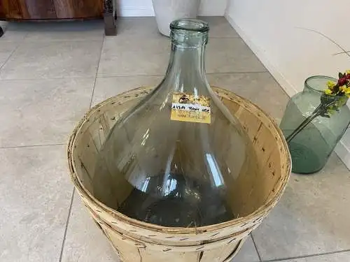 Alte Ballonflasche Weinballon, Gärballon, Ballonflasche A4714