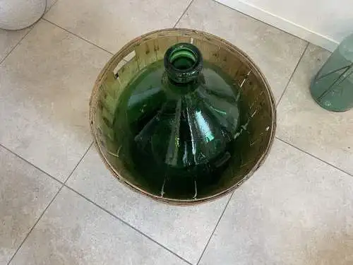 Alte Ballonflasche Weinballon, Gärballon, Ballonflasche A4725