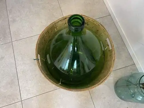 Alte Ballonflasche Weinballon, Gärballon, Ballonflasche A4727