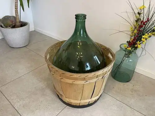 Alte Ballonflasche Weinballon, Gärballon, Ballonflasche A4728