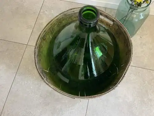 Alte Ballonflasche Weinballon, Gärballon, Ballonflasche A4729