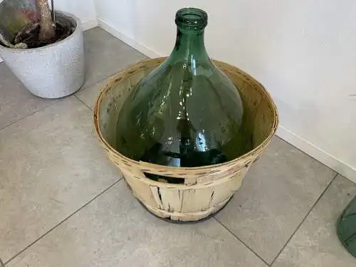 Alte Ballonflasche Weinballon, Gärballon, Ballonflasche A4730