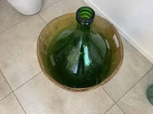 Alte Ballonflasche Weinballon, Gärballon, Ballonflasche A4732