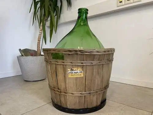 Alte Ballonflasche Weinballon, Gärballon, Ballonflasche A4733