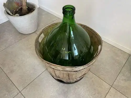 Alte Ballonflasche Weinballon, Gärballon, Ballonflasche A4733