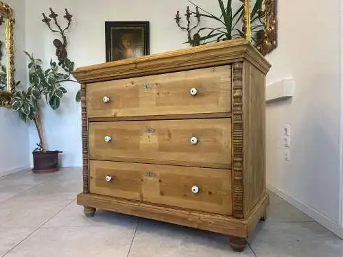 Restaurierte Biedermeier Kommode Ladenkommode A4851