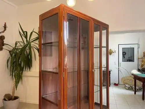 Restaurierter Jugendstil Vitrine Bücherschrank Vitrinenschrank A4927