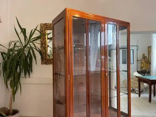 Restaurierter Jugendstil Vitrine Bücherschrank Vitrinenschrank A4927