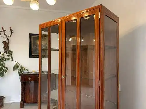 Restaurierter Jugendstil Vitrine Bücherschrank Vitrinenschrank A4927