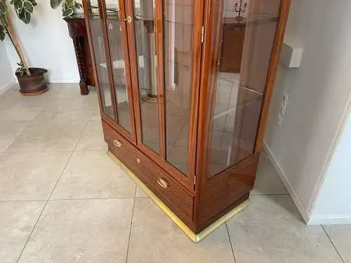 Restaurierter Jugendstil Vitrine Bücherschrank Vitrinenschrank A4927