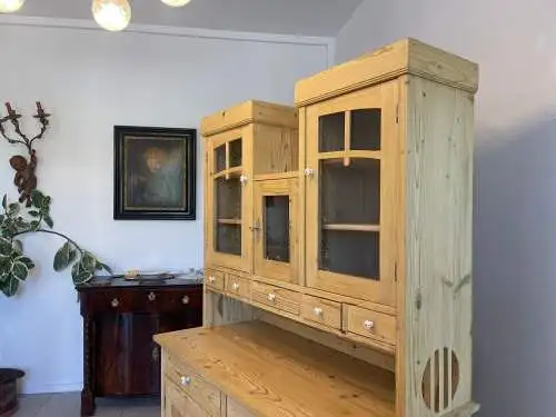 Jugendstil Küchenbuffet Küchenschrank Küchenkredenz A4899