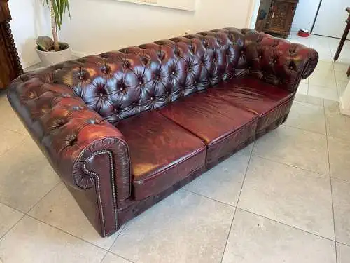 Cult Chesterfield 3er Sofa Couch Clubsofa A4897