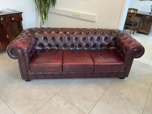 Cult Chesterfield 3er Sofa Couch Clubsofa A4897