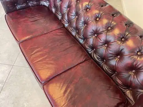 Cult Chesterfield 3er Sofa Couch Clubsofa A4897