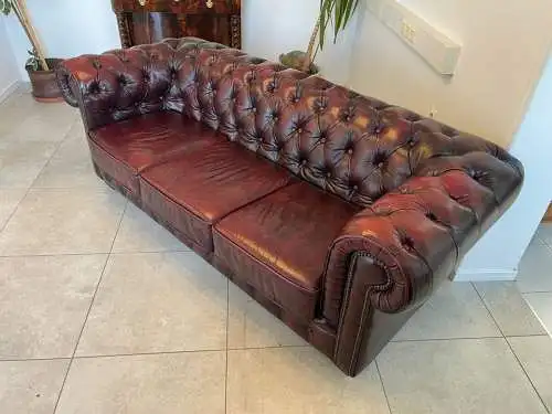 Cult Chesterfield 3er Sofa Couch Clubsofa A4897